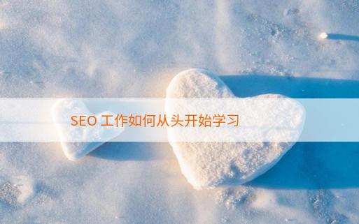 SEO 工作如何从头开始学习